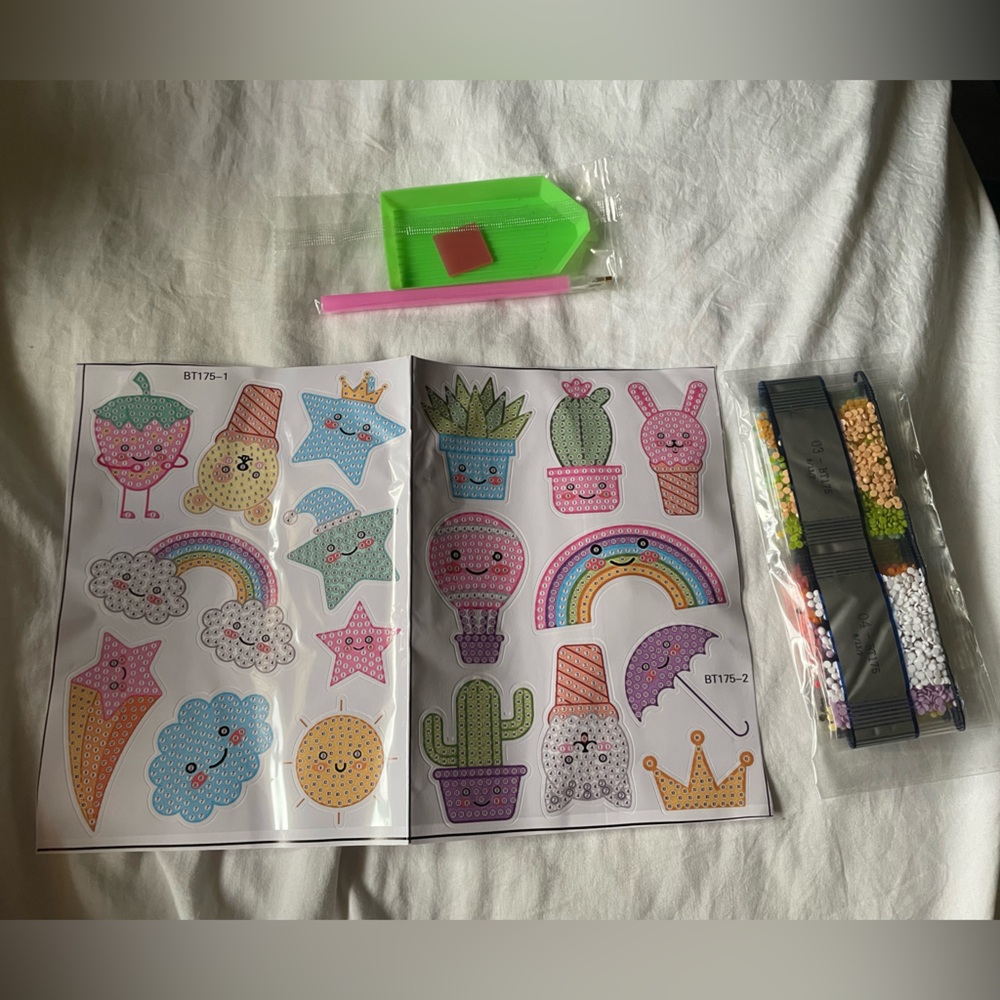 Colorful Sticker and Craft Set